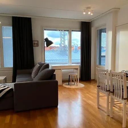 Downtown Minimalist With Balcony 59m2 Apartment Turku